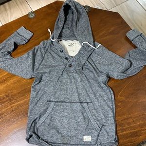 Vans pull over hooded l/s shirt EUC